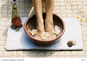 aromatherapy footsoak, Fußbad, Fußpflege